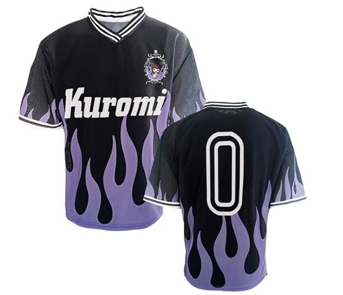 T-Shirt oversize traforata Donna - Kuromi - HOHK001D L-XL