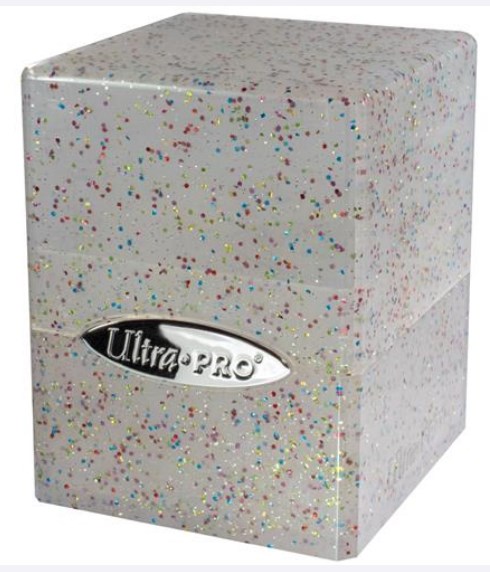 ULTRA PRO Porta Mazzo - Satin Cube - Glitter Clear