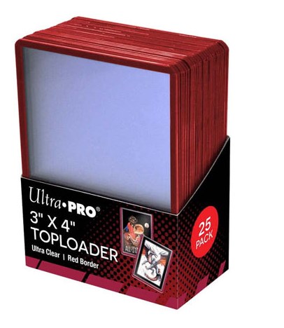 ULTRA PRO 25 Toploader Standard Premium - Clear