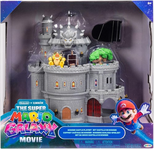 JAKKS PACIFIC Super Mario Galaxy Bowser Deluxe Playset Castello (DAMAGED BOX)