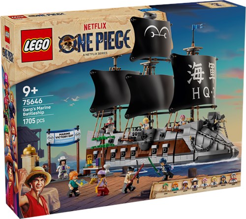 LEGO 75646 ONE PIECE - La nave da guerra di Garp