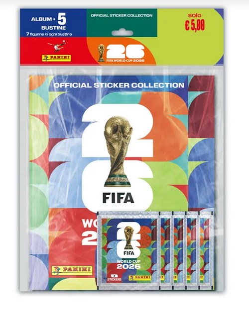FIFA WORLD CUP 2026™ Official Sticker Collection - Starter Set Pack Panini (Album + 5 bustine)