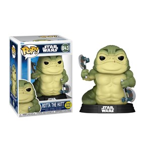 FUNKO POP Star Wars: The Mandalorian - 843 Rotta The Hutt (Glows In The Dark) 9cm