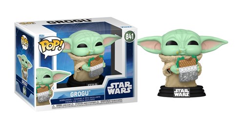 FUNKO POP Star Wars: The Mandalorian - 841 Grogu With Food 9cm