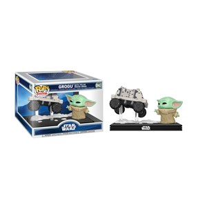 FUNKO POP Moment Star Wars: The Mandalorian -  840 Grogu With Polar Mouse Droide