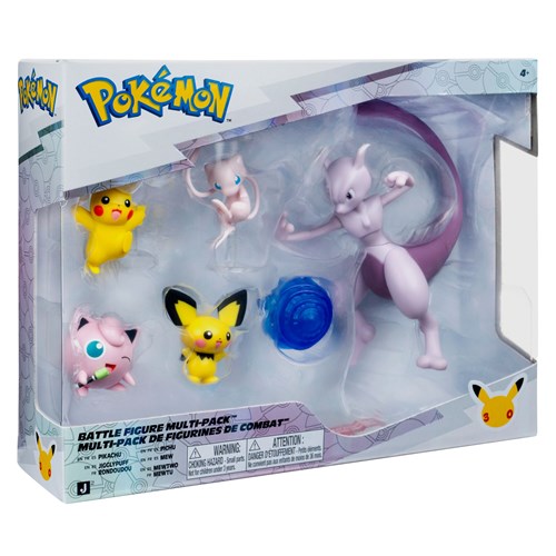 JAZWARES Battle Figure Multi-Pack: Pokemon - 30th 5pz