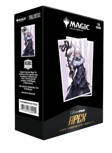 ULTRA PRO 105 Apex Deck Protector Sleeves - Magic: The Gathering - Final Fantasy Y'shtola, Night's Blessed