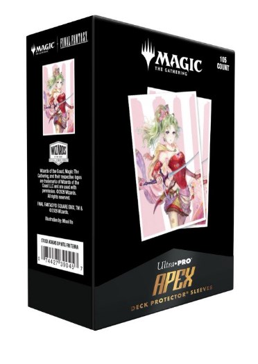 ULTRA PRO 105 Apex Deck Protector Sleeves - Magic: The Gathering - Final Fantasy Terra, Herald of Hope