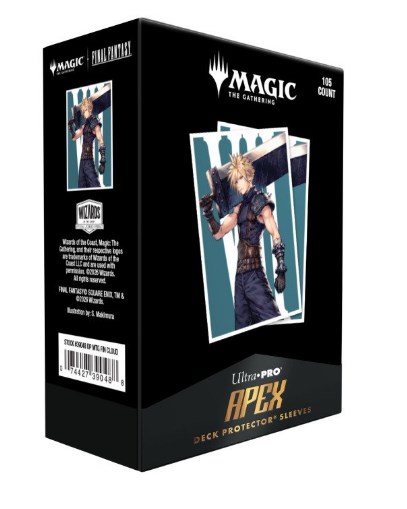 ULTRA PRO 105 Apex Deck Protector Sleeves - Magic: The Gathering - Final Fantasy Cloud, Ex-Soldier