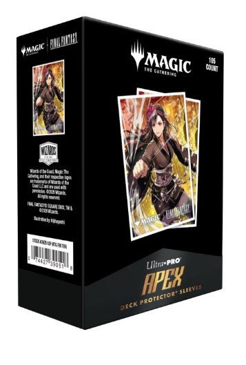 ULTRA PRO 105 Apex Deck Protector Sleeves - Magic: The Gathering - Final Fantasy Tifa Lockhart