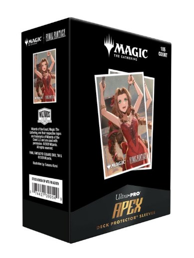 ULTRA PRO 105 Apex Deck Protector Sleeves -  Magic: The Gathering - Final Fantasy Aerith Gainsborough