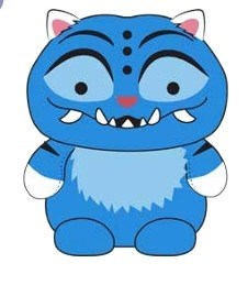 JAZWARES Peluche: Kpop Demon Hunters - Derpy Tiger 20cm