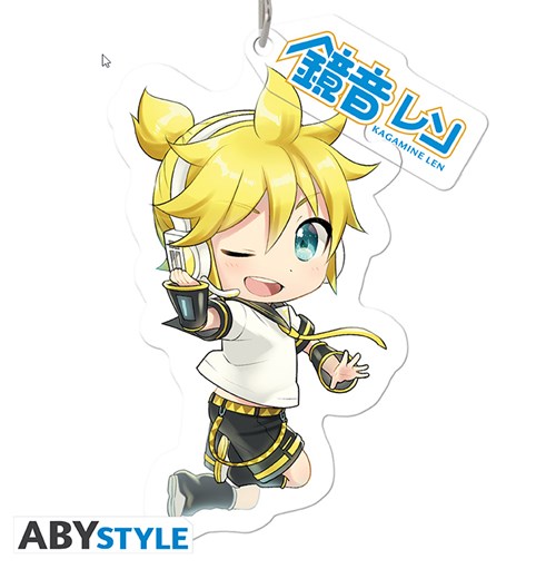 ABYSTYLE HATSUNE MIKU - Acryl keychain - Len with charm