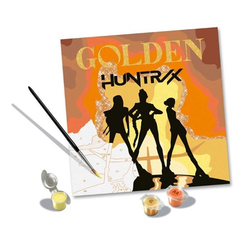 RAVENSBURGER CreArt Serie Trend Square - K-Pop Demon Hunters: Golden