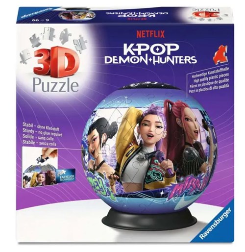 RAVENSBURGER Puzzleball 72 pc - K-Pop Demon Hunters