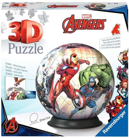 RAVENSBURGER Puzzleball 72 pc - Avengers