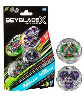 Hasbro BeyBlade X: Dual Pack - Yell Kong Helm Knight (G0198)