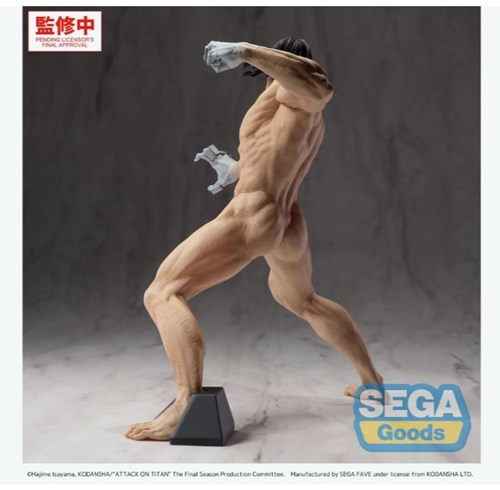Sega 114591 Attack On Titan Eren Yeager Attack Titan Gigantix Figure