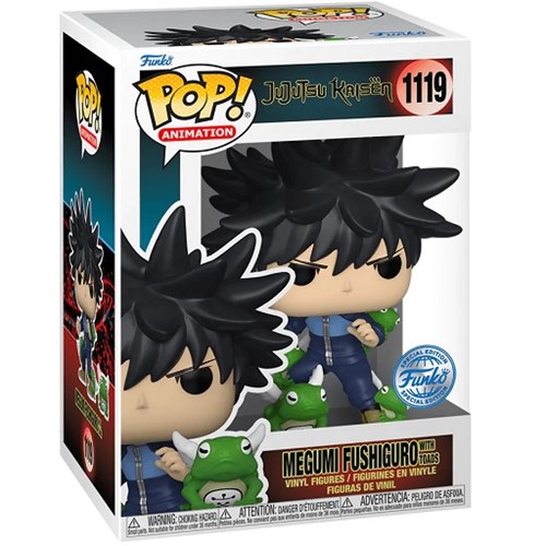 FUNKO POP  Jujutsu Kaisen - 1119 Megumi w/Toads (Exclusive) 9 cm