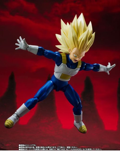 BANDAI 114592 Dragon Ball Daima Super Saiyan 3 Vegeta S.h.figuarts