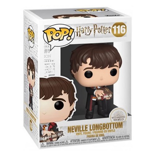 FUNKO POP Harry Potter - 116 Neville W/ Monster Book 9 cm