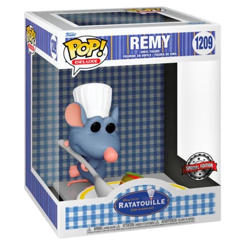 FUNKO POP  Disney: Ratatouille - 1209 Deluxe Remy w/Ratatouille (Special Edition)