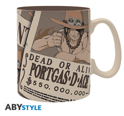 ABYSTYLE ONE PIECE - Mug - 460ml - Wanted Ace