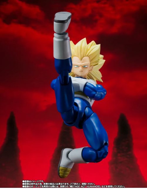 BANDAI 114592 Dragon Ball Daima Super Saiyan 3 Vegeta S.h.figuarts