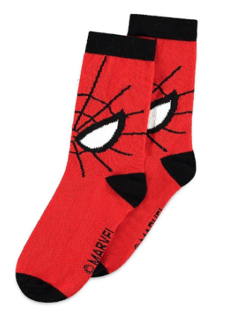 DIFUZED MARVEL SPIDER MAN : Calzini maschera unisex (39/42)