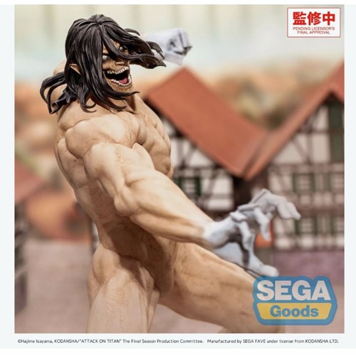 Sega 114591 Attack On Titan Eren Yeager Attack Titan Gigantix Figure