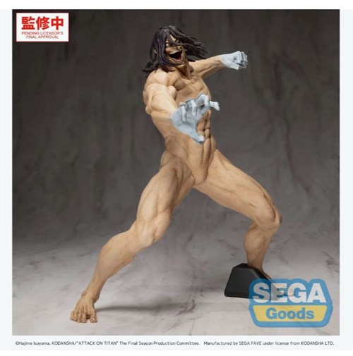 Sega 114591 Attack On Titan Eren Yeager Attack Titan Gigantix Figure