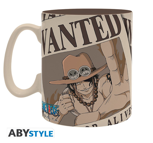ABYSTYLE ONE PIECE - Mug - 460ml - Wanted Ace