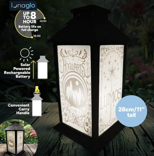 PALADONE HARRY POTTER Hogwarts Printed Solar Lantern