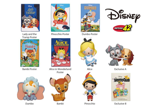 95717 - Disney Classic Coll Bag Clip Blind Box Display (24 pezzi)
