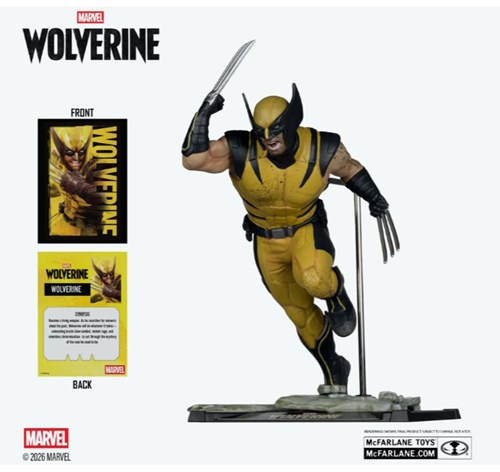 McFarlane Toys 115096 Marvel Games Collection 1:10 Wolverine The Game Figure