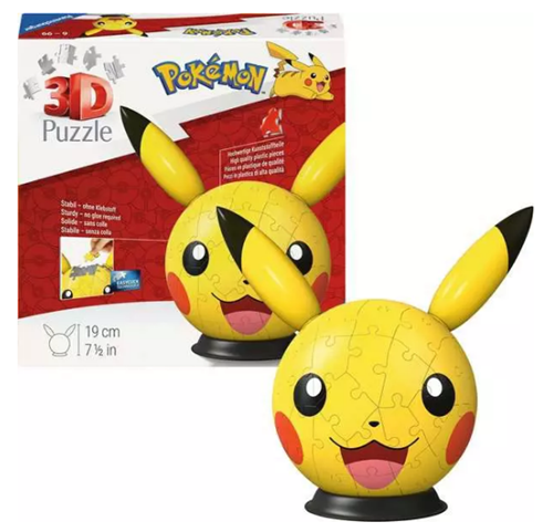 RAVENSBURGER Pokémon Pikachu - con orecchie