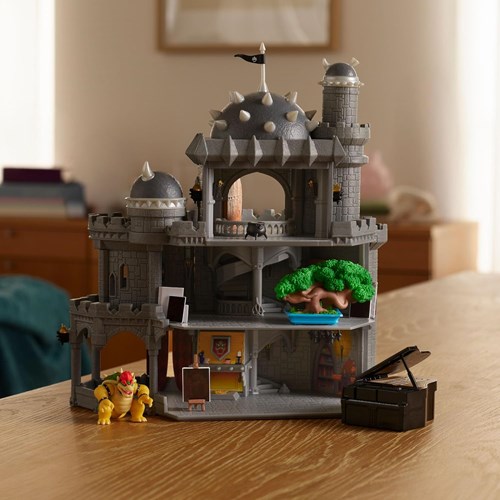 JAKKS PACIFIC Super Mario Galaxy Bowser Deluxe Playset Castello (DAMAGED BOX)