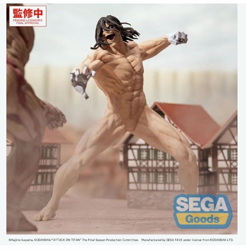 Sega 114591 Attack On Titan Eren Yeager Attack Titan Gigantix Figure